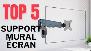 Top 5  Meilleurs Supports Muraux Mono Écran pour une Installation Parfaite [upl. by Ahsinirt]