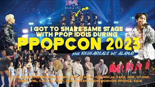 PPOPCON 2023 CONCERT vlog  Hataw Stage expe  SB19 BINI ALAMAT G22 BGYOetc PPOP performances [upl. by Nosiaj]