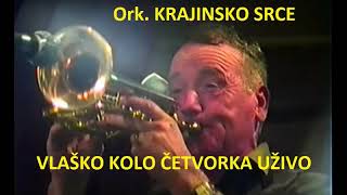 ORKESTAR KRAJINSKO SRCE  CETVORKA VLASKO KOLO UZIVO [upl. by Zoila930]