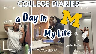 A Day in My Life at University of Michigan  College Vlog amp Productive Day at UMICH [upl. by Kcirdahs]