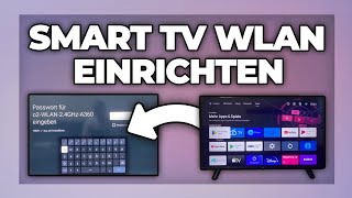 Smart TV mit Internet verbinden  WLAN einrichten  Android Tutorial [upl. by Greene]