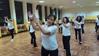 AMORE NO  dance  ballo di gruppo  dance challenge  choreo  line dance  baile en linea [upl. by Adelia248]