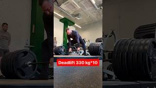 Deadlift 330 kg10 Personal record [upl. by Oinotnanauj]