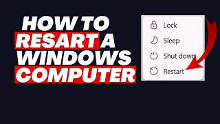 EASY Way to Restart Your Windows 11 Laptop [upl. by Zelikow]