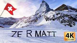 Skiing in Zermatt Paradise 2024  4K UHD [upl. by Redmer]