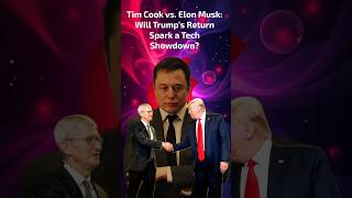 Tim Cook vs Elon Musk Will Trump’s Return Spark a Tech Showdown [upl. by Nwahsiek]