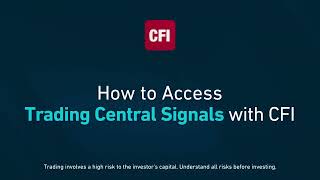 How to Access Trading Central Signals with CFI [upl. by Flynn]