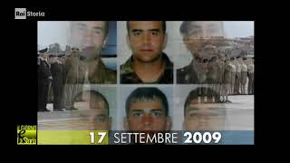 missioni ONU 17 settembre 2009 Kabul Afghanistan attentato e strage muoiono 6 soldati italiani [upl. by Marsland]