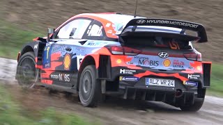 Miki Biasion at Rally Legend 2021  Hyundai i20 WRC Launch Control amp Pure Sound [upl. by Nolat]