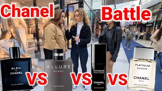 Women React to Bleu de Chanel Chanel Allure Homme Sport Eau Extreme Platinum Egoiste amp Antaeus [upl. by Weig817]