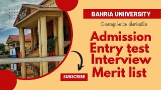 Complete details About Admission in Bahria university  bahriauniversity buic admission trending [upl. by Haswell]