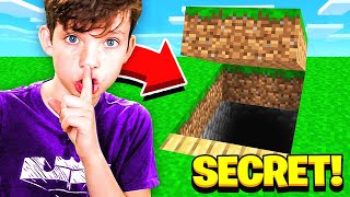 MINECRAFT WHATS INSIDE MY LITTLE BROTHERS SECRET MAP [upl. by Wesla136]