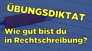 Wie gut bist du in Rechtschreibung Teste dich selbst im Übungsdiktat der Polizei Berlin [upl. by Akir452]