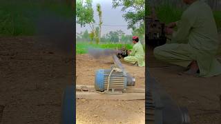 Solar motor pump driven diesel engine tubewell shortsfeedwaterpumpyoutubeshorts [upl. by Bethena]