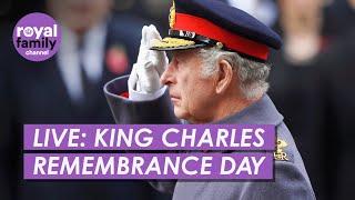 LIVE EVENT King Charles Leads Remembrance Day Service at The Cenotaph [upl. by Hoffer731]