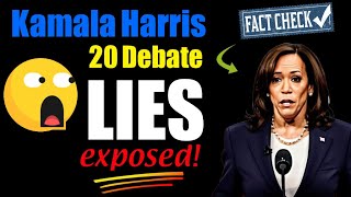 Kamala Harris BUSTED Telling 20 Lies During 2024 Debate You Wont Believe What Else I Uncovered 😳💥 [upl. by Pinter915]