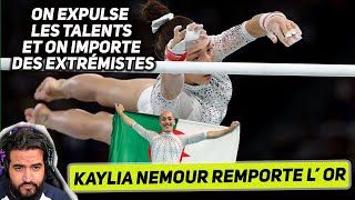 JO Paris 2024  rejetée par la fédération française Kaylia Nemour remporte l’or avec l’Algérie [upl. by Duhl]