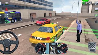 Taxi Sim 2022 gameplay taxi simulator 2022  Normal customer serviceA1 Android Gameplay [upl. by Nillad]