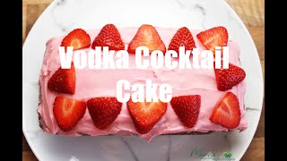 Vegan Vodka Cocktail Cake [upl. by Petey]