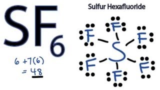 SF6 Lewis Structure How to Draw the Lewis Structure for SF6 [upl. by Nosrak397]