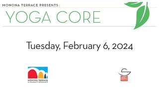 Monona Terrace  Yoga Core  Tuesday February 6 2024  Joan Herzing [upl. by Vale]