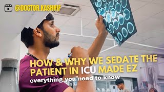 Sedation in intensive care unit with drugs explained in easy way [upl. by Qiratla]