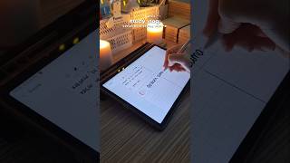 study vlog note taking with tab s9 fe studywithme productivevlog study [upl. by Firman]