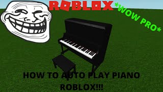 HOW TO AUTO PLAY PIANO ON ROBLOX PC [upl. by Ashman86]