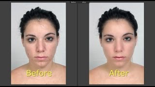 Learn Lightroom 5  Part 14 Portrait Retouch Redux Training Tutorial [upl. by Ailasor]