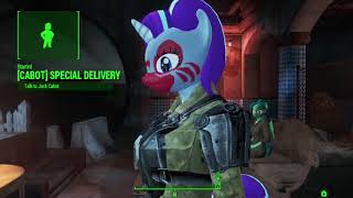 Cabot house Special Delivery Fallout 4 Main Quest Modded [upl. by Lamej416]