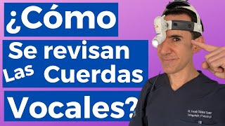 Laringoscopia ¿Cómo se revisan las cuerdas vocales Endoscopía de cuerdas vocales [upl. by Conni]