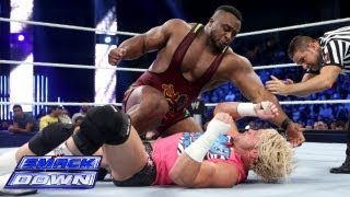 Dolph Ziggler vs Big E Langston SmackDown Aug 23 2013 [upl. by Gellman]