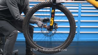 Come sostituire le pastiglie freno della bici  tutorial [upl. by Nets]