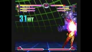 MvC2 Psylocke Quadruple Infinite Combo [upl. by Enirak]