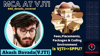 mhtcetmca mca MCA at VJTI  Best MCA College in Mumbai🔥🔥  VJTI Fees Facilities amp Placements🤑 [upl. by Hsatan]