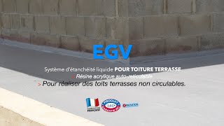 Réaliser une étanchéité sur une toiture terrasse non circulable étanchéité liquide armée EGV [upl. by Timrek752]