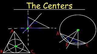 Incenter Circumcenter Orthocenter amp Centroid of a Triangle  Geometry [upl. by Simson96]