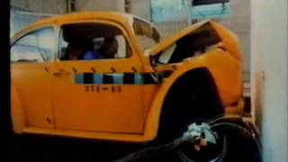 VW Beetle Käfer NEW and better CRASH TEST [upl. by Willing]