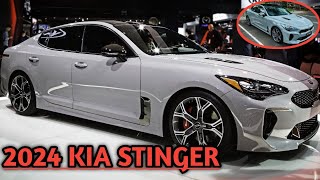 The 2024 Kia Stinger GT line and GT2  Indepth View And Analysis [upl. by Anelrats]