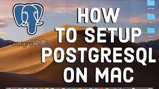 How to install Postgres on macOS  How to setup PostgreSQL on MacOS [upl. by Adnofal67]