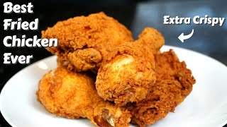 The Best Fried Chicken Ever  Crispy Buttermilk Fried Chicken Recipe [upl. by Dias]