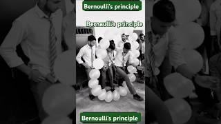 Bernaullis principle education physics physicswallah experiment physicsexperiment trendingvid [upl. by Nahgiem]