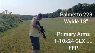 Eyebox testing Primary Arms 110x24 FFP 500 yds [upl. by Auqinimod938]