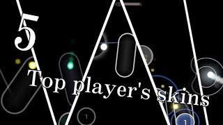 Osu 5 Top players skins mrekk Akolibed Vaxei and more [upl. by Falito]