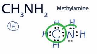 CH3NH2 Lewis Structure How to Draw the Lewis Structure for CH3NH2 [upl. by Corabella]