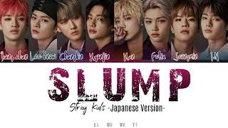 Stray Kids  SLUMP Japanese Version Color Coded LyricsKanRomEng [upl. by Oinegue829]