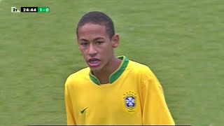 O NEYMAR COM 15 ANOS DE IDADE JÁ ERA UM GÊNIO [upl. by Perkin]