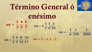 SUCESIONES MATEMÁTICAS Cómo encontrar el término enésimo o término general  Juliana la Profe [upl. by Bernie]