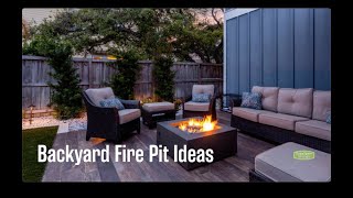 Backyard Fire Pit Ideas [upl. by Eirotal]