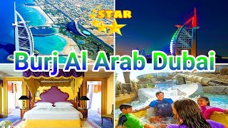 Burj Al Arab Dubai 7 Star Luxurious Hotel Tour [upl. by Erna]